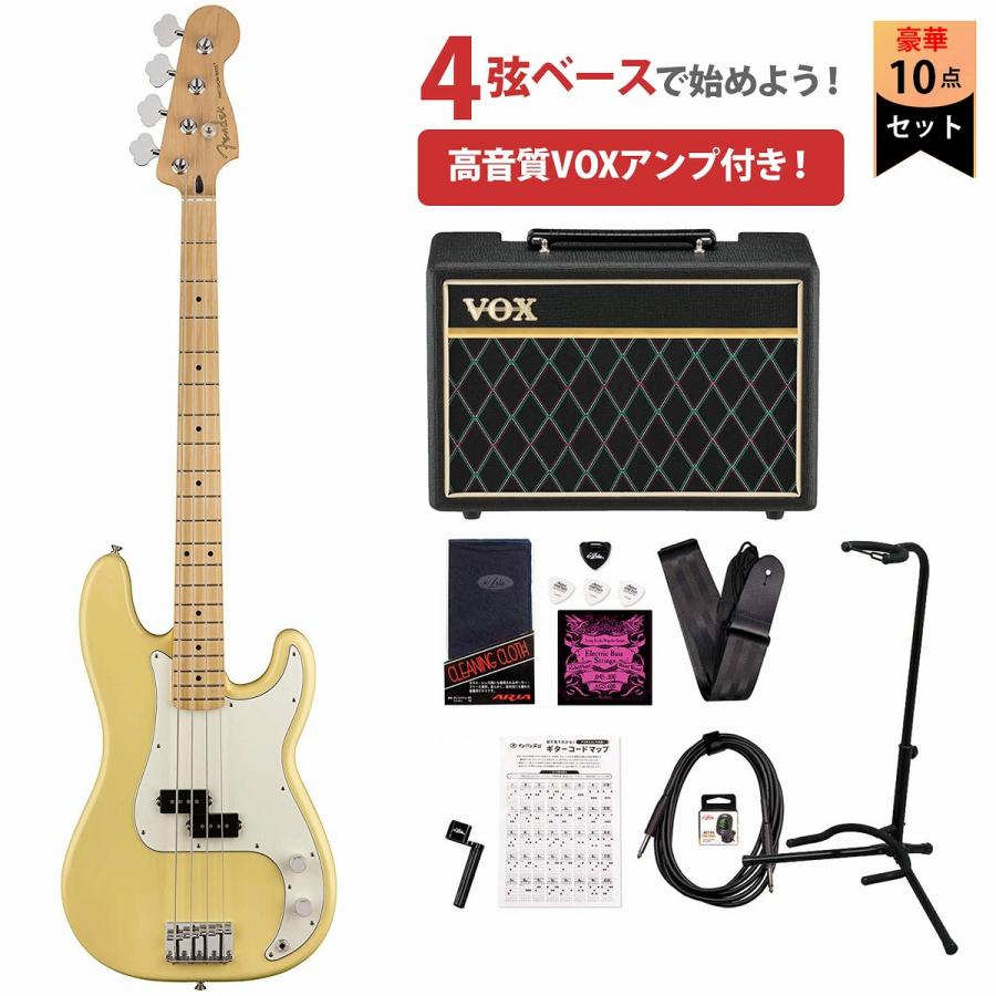 Fender   Player Series Precision Bass Buttercream MapleVOXアンプ付属エレキベース初心者セット(YRK)