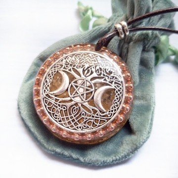 生命之樹 x 阿賽斯特萊石 x MWO 能量墜飾項鍊