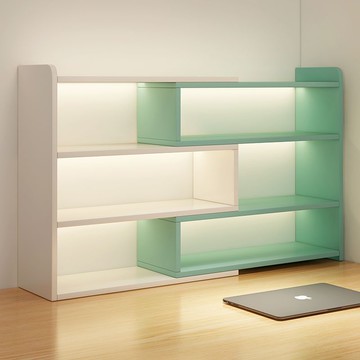 桌面置物架多層簡易書架收納架寫字臺小型書柜整理架辦公桌儲物架【益三和】可開發票