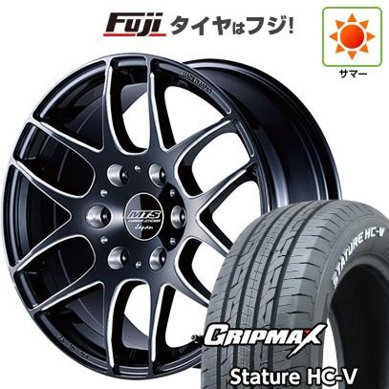 新品】ハイエース200系 夏タイヤ ホイール4本セット 215/60R17 109/107S GRIPMAX スタチャー HC-V RWL（限定）  M.T.S.JAPAN アドバンス キャステッド 17インチ | LINEブランドカタログ