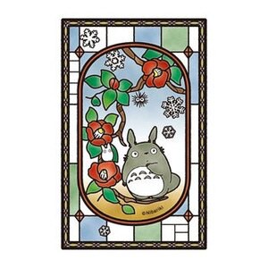 真愛日本 宮崎駿 吉卜力 龍貓 山茶花開日 日本製 迷你 透光 琉璃拼圖 126片 拼圖 益智 桌遊 4970381187316