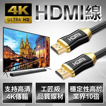 【條子背背】HDMI線高清編織線 HDMI線 4K HDMI 2.0版 工程線 2K 3D HDR 電視線 電視傳輸線