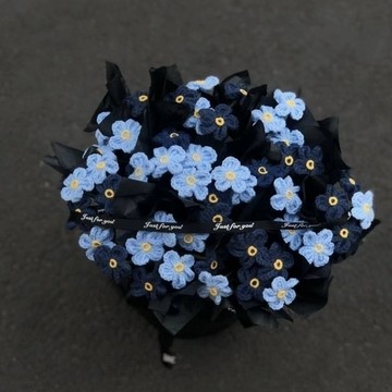 弗洛伊德針織花束生日禮物女生送閨蜜成品花束送女朋友聖誕節精緻