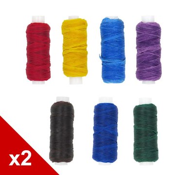 糊塗鞋匠 優質鞋材 N179 台灣製造 蓬紗腱絲蠟線 20碼