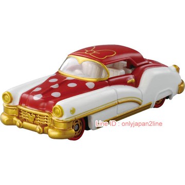 真愛日本 迪士尼 米妮 TOMY車 17年 情人節 特仕車 白金禮車 TOMICA TARARATOMY 4904810872122