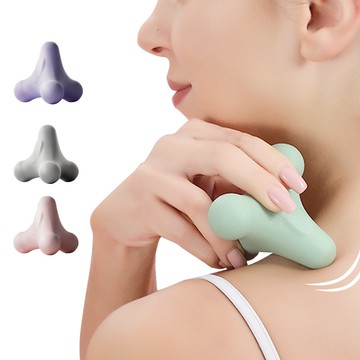 QIDINA 多用途療癒小巧四角按摩筋膜球 棒-H