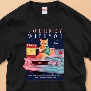 Journey with you Midnight drive. / 安心的品質 / 經典純棉T恤