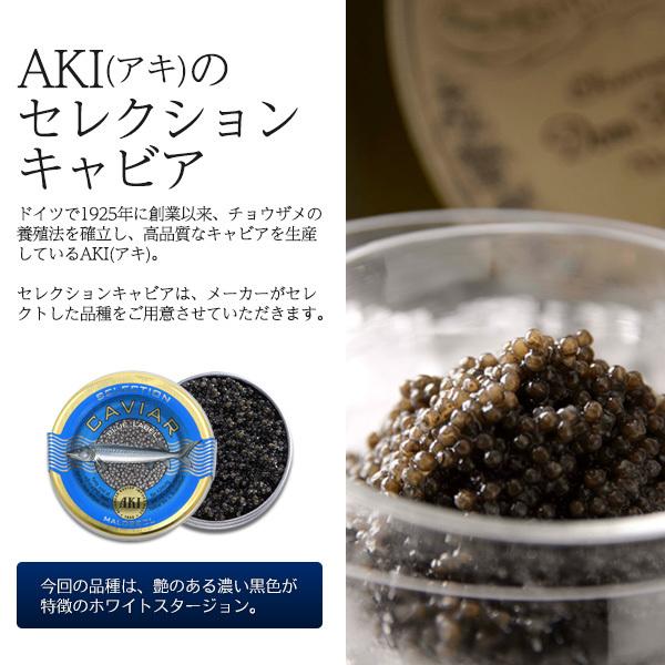 キャビア 20g セレクションキャビア チョウザメ 魚卵 AKI アキ 冷蔵便 瓶入り