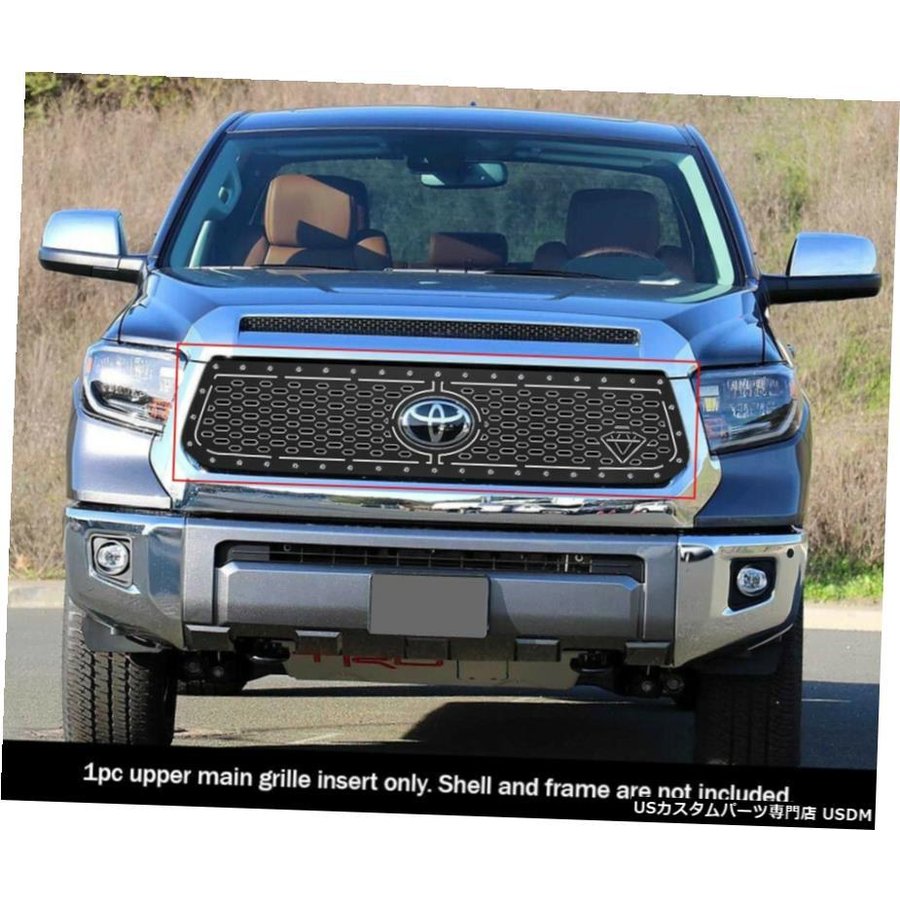 グリル Fits 18 21トヨタタンドラメインアッパーステンレスブラック二重層グリル Fits 18 21 Toyota Tundra Main Upper Stainless Black Doub 通販 Lineポイント最大get Lineショッピング