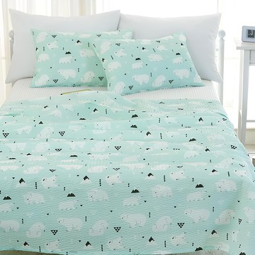 g BEDDING 冰熊泡泡紗夏季薄被  S(150 x 200cm)  薄荷綠