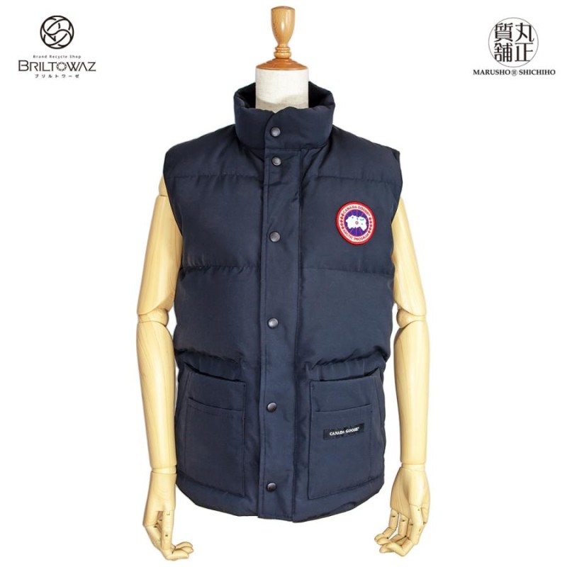 SALE)カナダグース FREESTYLE CREW VEST ダウンベスト4154M XS MARINE