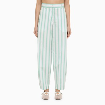 Beatty striped cotton trousers