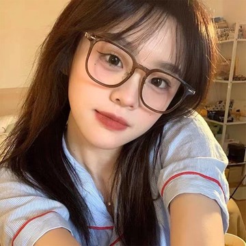 方框眼鏡 眼鏡 大框眼鏡 豹紋眼鏡 眼鏡架 眼鏡框 無度數眼鏡 素顏眼鏡 小臉神器 女生眼鏡 055