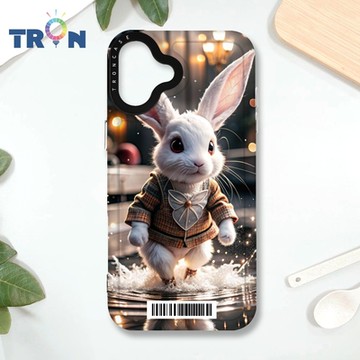 TRON IPHONE 16 PLUS 湖面上的動物們 防摔 MAGSAFE 磁吸 太空載具殼 透黑 手機殼