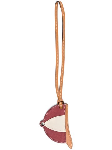 Hermès Pre-Owned - 1990-2000s Paddock Bombe bag charm - women - Calf Leather - One Size - Brown