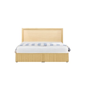 ASSARI-房間組三件(床片+3分床底+獨立筒)雙大6尺胡桃