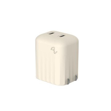 Mini Go 45W 2C 氮化鎵雙孔快充頭 冷霧灰
