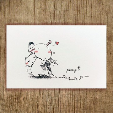 我們是好朋友珍藏明信片-萬事卡拉ok/平信寄送