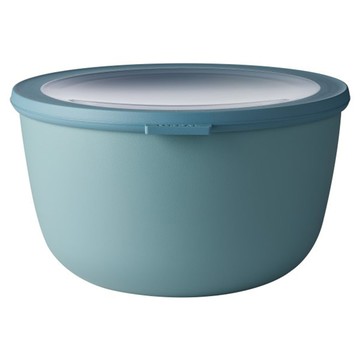 MEPAL 圓形密封保鮮盒 湖水綠 3L  密封保鮮，延長食物保鮮期  1個