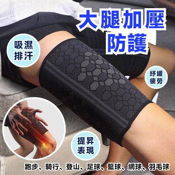 【運動防護】打球護大腿 高彈力大腿加壓 大腿加壓 大腿保護 大腿護具 護大腿