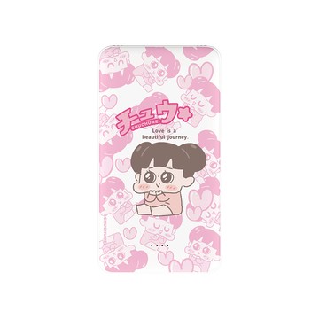 【插畫家聯名】啾啾妹初戀的滋味雙線快充10000mAh行動電源