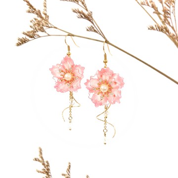 【SGS安心認證】千本櫻系列-櫻月粉 (日本樹脂水晶花)