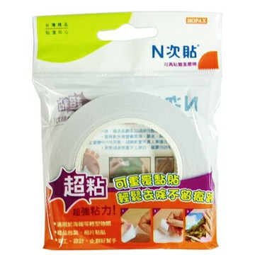 【文具通】Stick'N N次貼 聚和 海報貼 可再貼 雙面 膠帶 64010 約12mmx12M  AS64010【APP滿額下單4%點數(單一帳號最高1000點)】7/31止