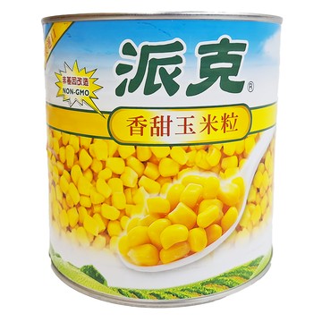 派克 香甜玉米粒 非基因改造  2.125kg  1罐