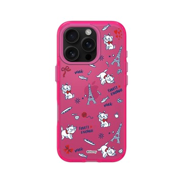 iPhone 16 Pro Clear 粉漾桃 - 迪士尼-經典系列 Disney Classics - 貓兒歷險記 - 瑪麗在巴黎