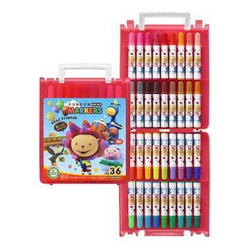 SIMBALION 雄獅 BLM-36B 奶油獅彩色筆 36色入