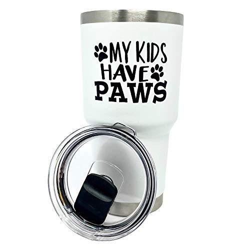 Dog Lover Gifts My Kids Have Paws Tumbler Dog Parent Gifts, Gifts for P