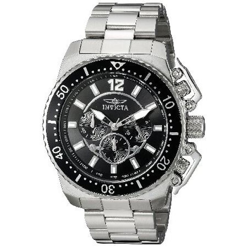 Invicta メンズプロダイバークォーツステンレススチールカジュアル