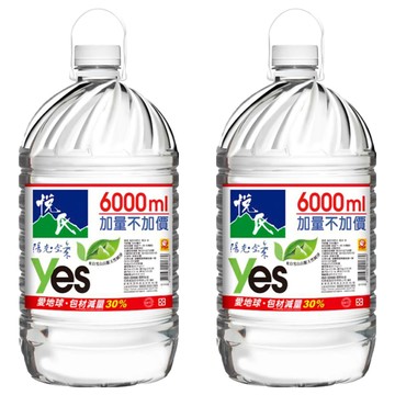 悅氏 礦泉水  6L  2桶