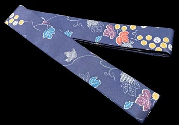 創作腰帶☆居合道腰帶 袢纏腰帶 小紋圖案 寬約 7 公分