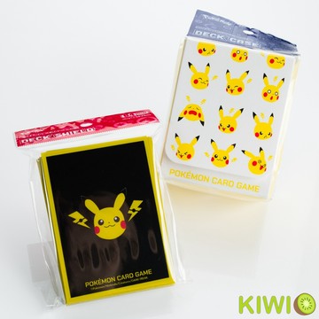 KIWI 🥝 PTCG 中文版 皮卡丘閃電 官方卡套 卡盒 寶可夢 卡套 卡盒 寶可夢卡牌周邊