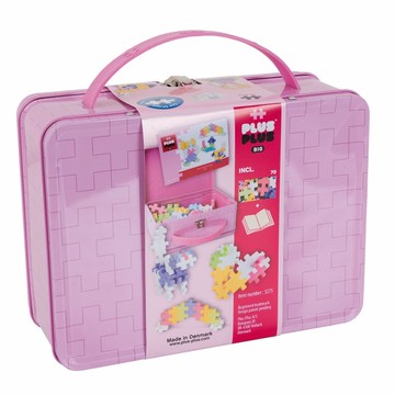 【丹麥Plus Plus】BIG 大顆粒-夢幻70片手提盒｜加加積木