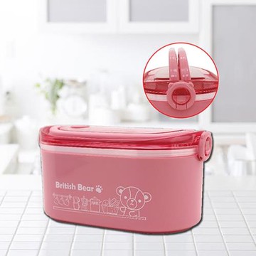 英國熊 單層橢圓疊疊飯盒 UP-D69