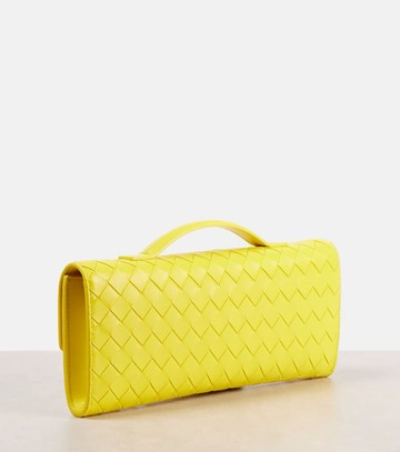 Bottega Veneta Andiamo Intrecciato leather clutch