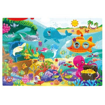 B.toys 滿地拼圖  48片  1個  淺海寶藏