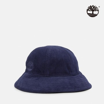 Timberland 中性深藍色圓頂燈芯絨漁夫帽|A5ZHP451