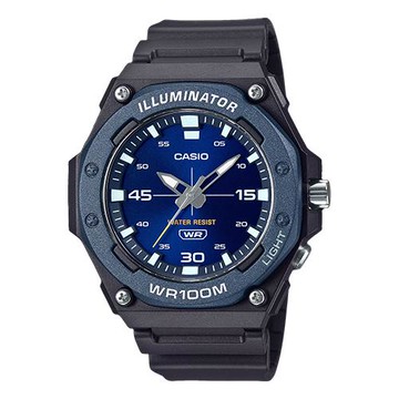 【CASIO 卡西歐】潮流強悍 大錶面 指針男錶 膠質錶帶 防水100米 MW-620H (MW-620H-2A)