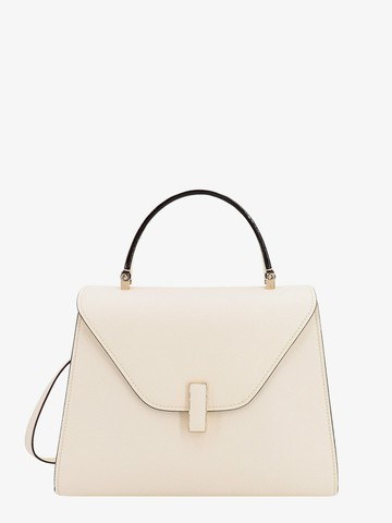 Leather handbag with metal details - VALEXTRA - gender_Woman