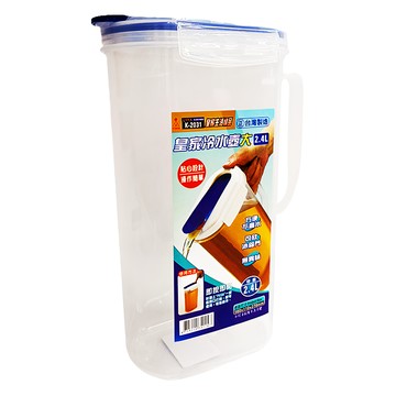 YI SHUIN 亞晨 大皇家塑膠冷水壺/桌上壺 2.4L  1個  透明