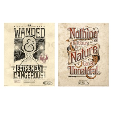 *【怪獸與牠們的產地】迷你海報系列-極度危險懸賞/自然界事件