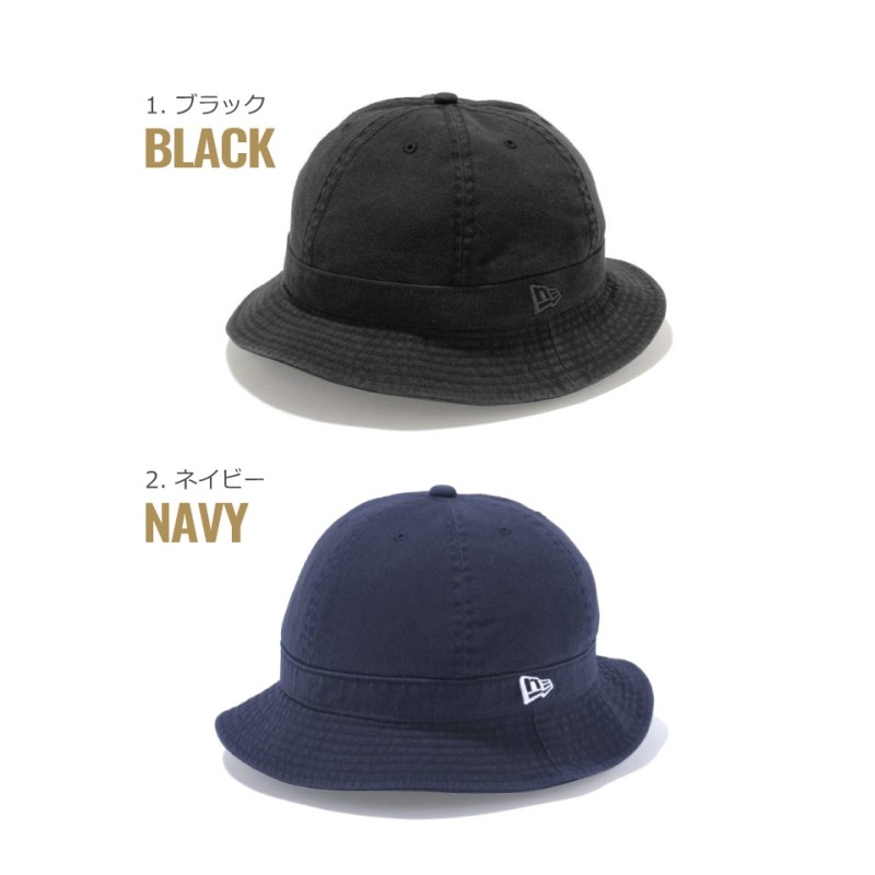 ニューエラ NEWERA バケットハット ウォッシュドコットン