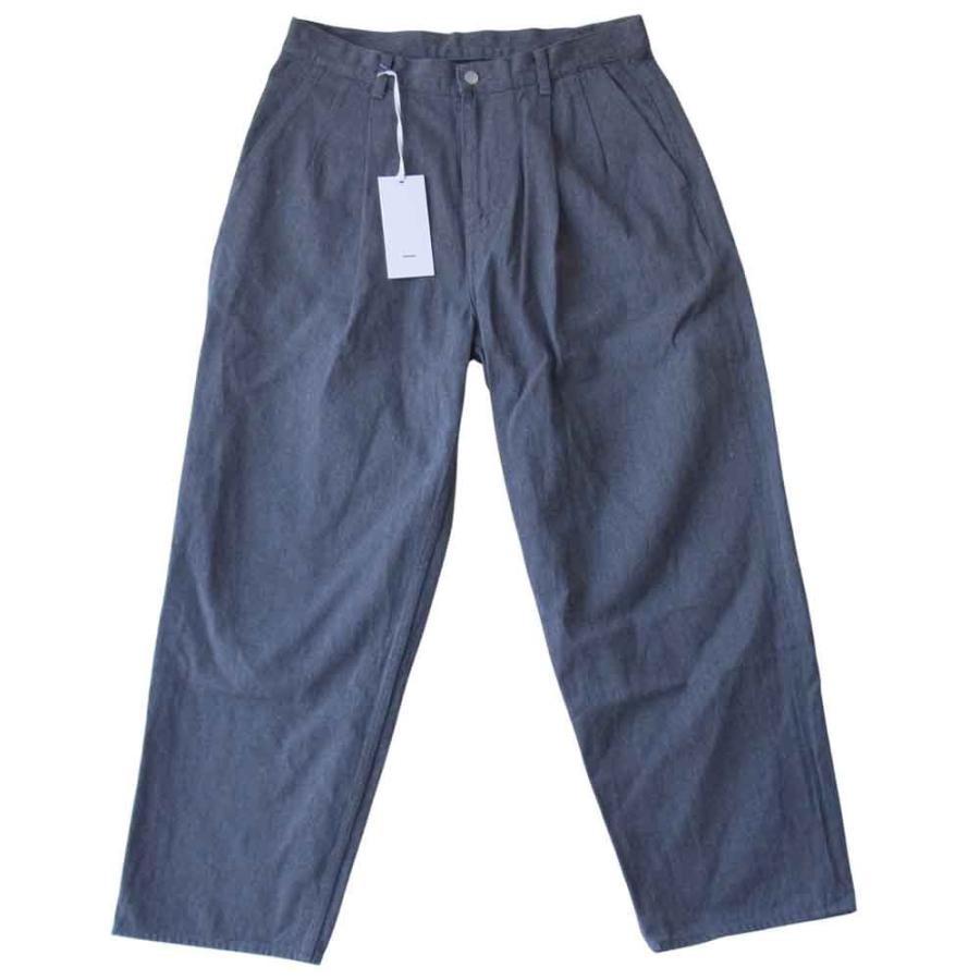 GRAPHPAPER グラフペーパー 20SS GM201-40095B COLORFAST DENIM 2 TUCK