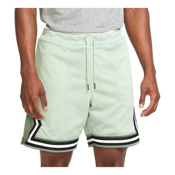 Men's Jordan Essential Statement Splicing Contrasting Colors Stripe Basketball Sports Shorts Green