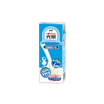 [家速配]光泉低脂高鈣牛乳-200ml