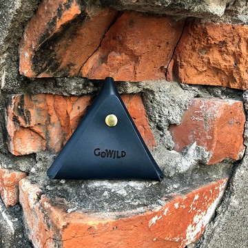 Go:wild 夠野│有稜有角 ‧ 皮革三角零錢包 皮包/生日禮物客製化