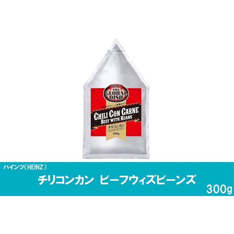 ハインツ(HEINZ) チリコンカンビーフウィズビーンズ 300g×4袋 (肉類たっぷり)